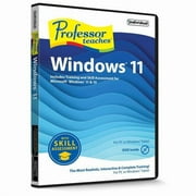Individual Software PVE-11SA Professor Teaches Windows 11 with Skill Assessment PC DVD
