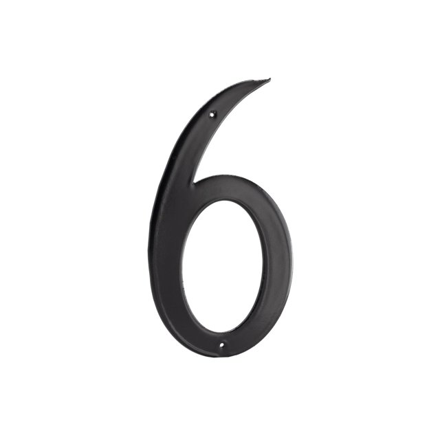 Individual Standard Font House Numbers, 6 Inch