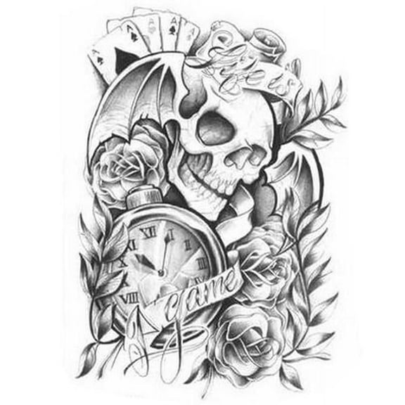 Individual Styles Temporary Fake Body Tattoo Sticker