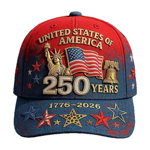Individuality Leisure Baseball Cap 250th Anniversary Commemorative Adjustable Decorative Hat For And Commencement Season