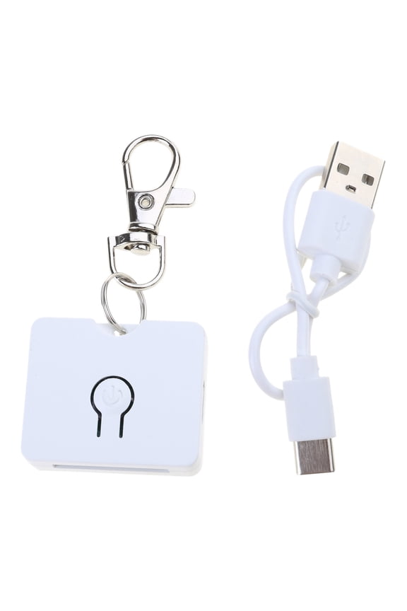 Individualized Acrylic Keychain Adornment With LED Light High Transparency Materials For Creative Gift Designers