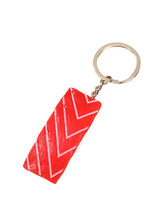 Individualized Inspired Key Accessory Realistic Sushi Design for Keys Bags Phones Japanese Theme PVC