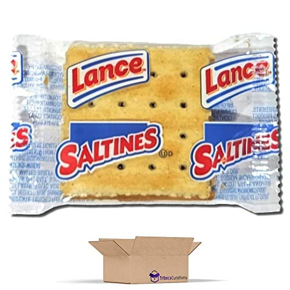 Individually Wrapped 2-Count Saltine Crackers Value Pack   | Pack of 100 (200 Total Crackers)