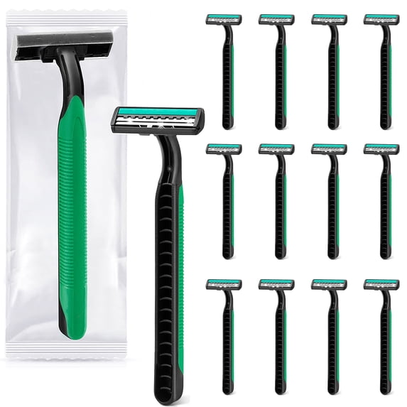 30 Razor Pack Individually Wrapped Razors Bulk, Travel Size Disposable Manual Razors ...