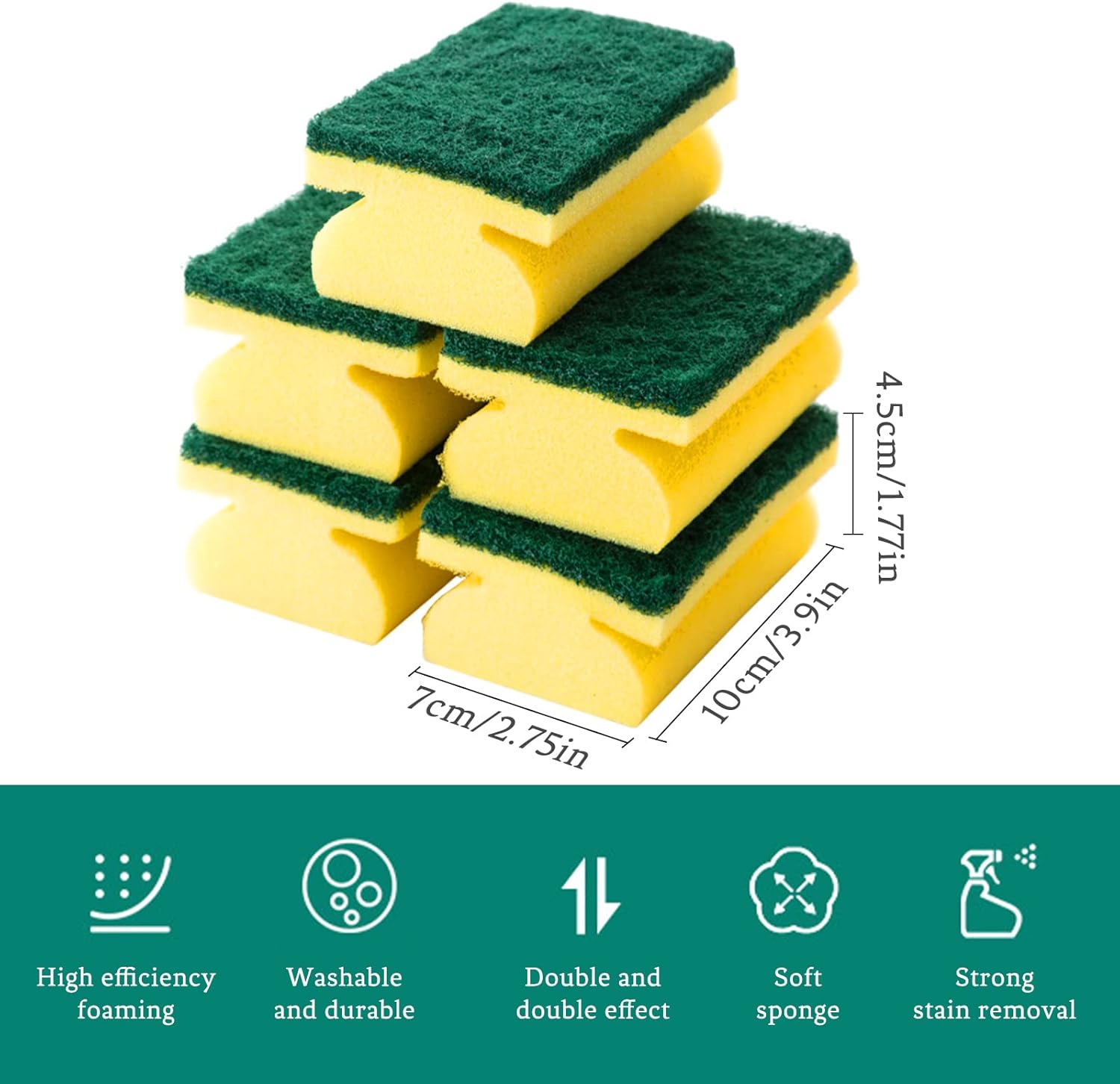 Individually Wrapped Sponges,Kitchen Individually Wrapped Sponges, Dishwash