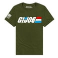 thumbnail image 1 of Indivisible Official G.I. Joe Distressed Logo Men's Classic Ring-Spun T-Shirt, Military Green Heather, Medium, 1 of 7