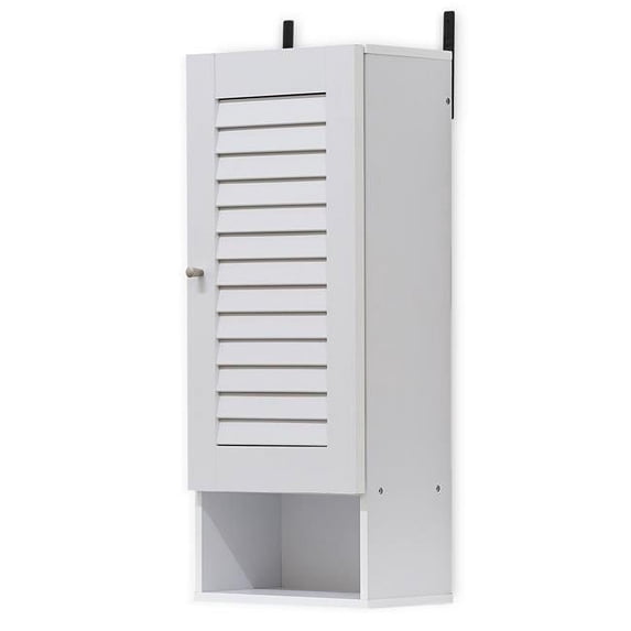 Indo Slim Wall Cabinet, White