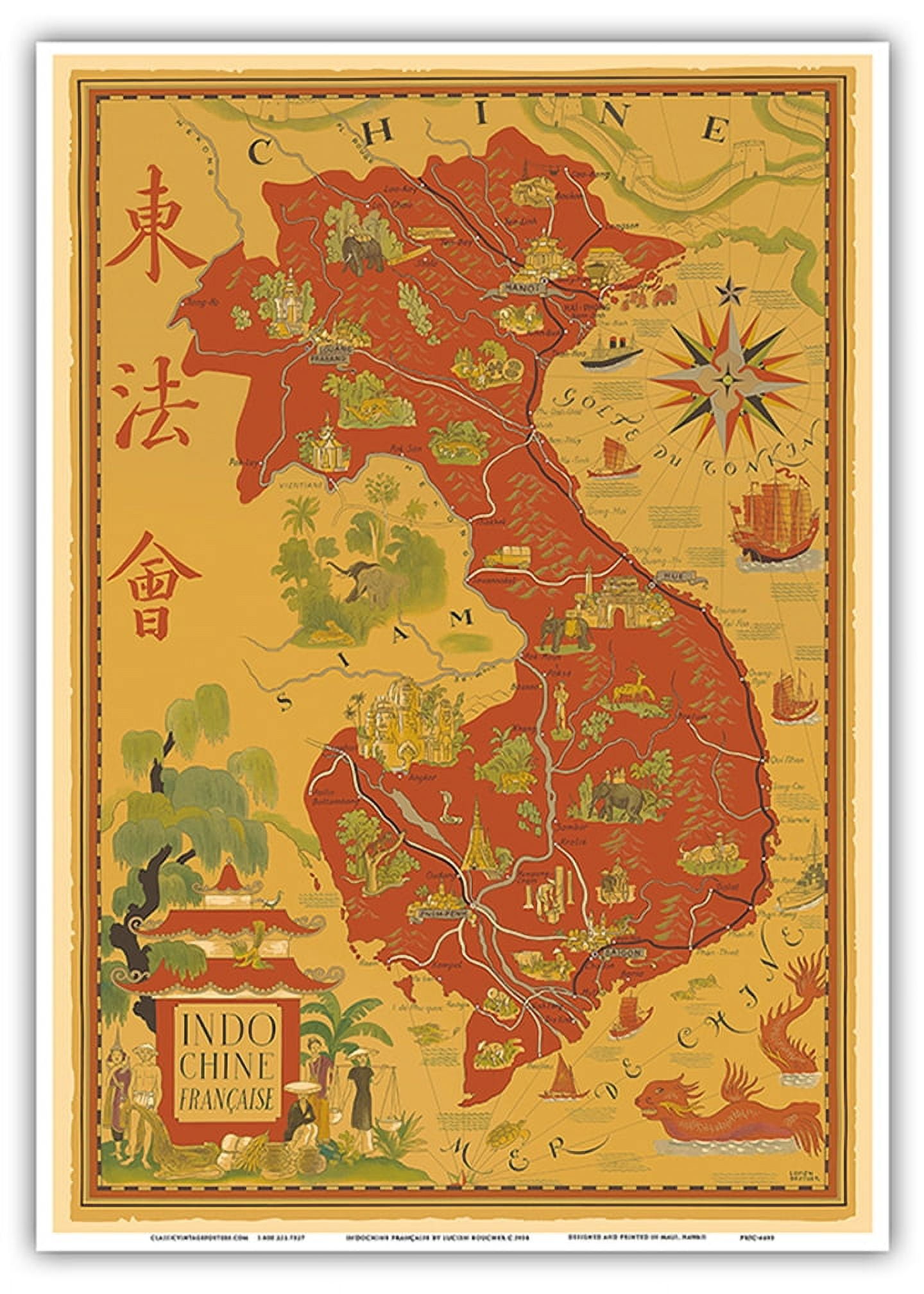 Indochine Française - French Indochina - Vietnam Cambodia Laos 