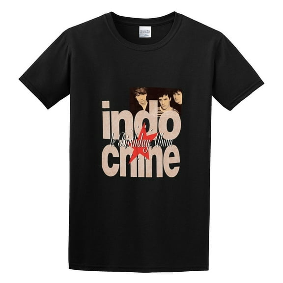 Indochine Le Birthday Album Men's T shirts Black XL