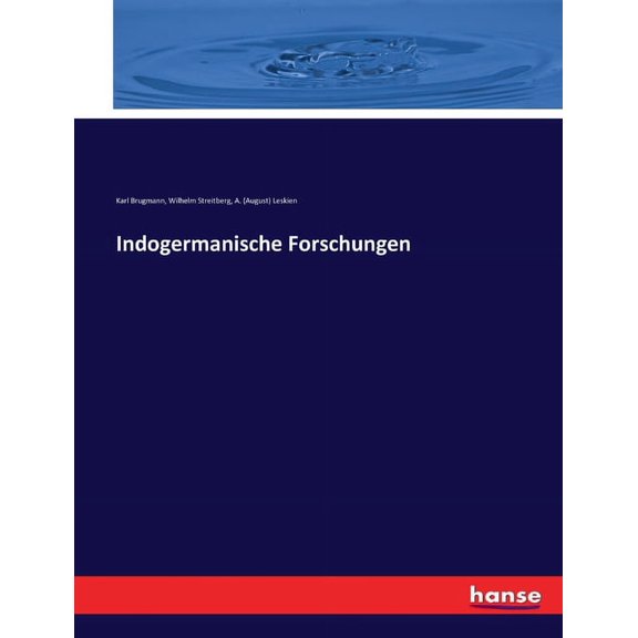 Indogermanische Forschungen, (Paperback)
