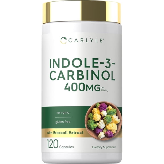 Indole-3-Carbinol (I3C) 400mg | 120 Capsules | by Carlyle