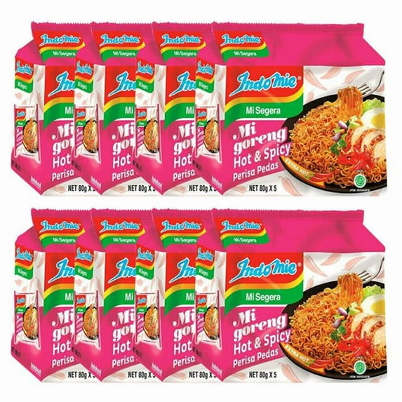 Indomie 14.1 oz Mi Goreng Indonesian Halal Instant Noodles - Pack of 6