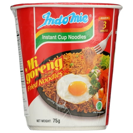 Indomie Mi Goreng Instant Fried Noodles, 2.65 Oz Cup