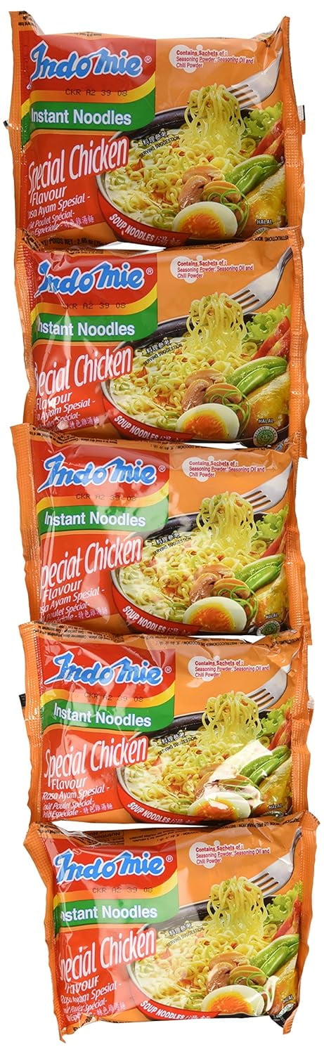 Indomie Mi Goreng Noodles Fritti - Pack Da 30, Halal, Gusto Autentico Indonesiano - Foto 2