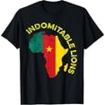thumbnail image 1 of Indomitable Lions Cameroonian Soccer Funny Creative Graphic T-Shirt, 1 of 3