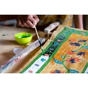 Indonesia-Bali. Traditional handicraft village of Tohpati specializing in hand made batik fabric. Poster Print - Cindy Miller Hopkins (24 x 15)