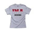 thumbnail image 1 of Indonesia Boxing - Olympic Games - Rio - Flag Girl's Cotton Youth Grey T-Shirt, 1 of 2