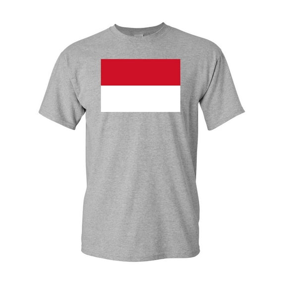 Indonesia Country Flag Adult DT T-Shirt Tee