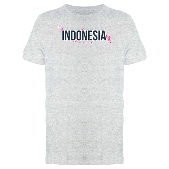 Indonesia Dotted Map Ts Tee Men's -Image by Shutterstock