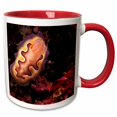 thumbnail image 1 of 3drose, Indonesia, Komodo Island, Nudibranch, Marine Life-as11 Swe0053 - Stuart Westmorland, 15oz Two-tone Red Mug, 1 of 6