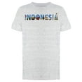 thumbnail image 1 of Indonesia Landmark Lettering Tee Men's -Image by Shutterstock, 1 of 2