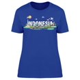 thumbnail image 1 of Indonesia Travel T-Shirt Women -Image by Shutterstock, Female 3X-Large, 1 of 2
