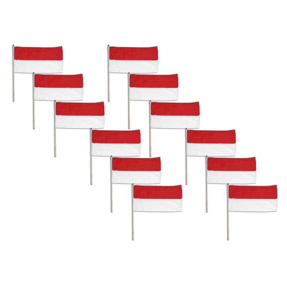 Indonesia flag 12 x 18 inch - 12 PK