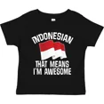 thumbnail image 1 of Indonesian Gift Indonesia Flag Toddler T-Shirt Heritage Proud Country TODDLER SHORT SLEEVE TEE BELLA CANVAS 3001T, 1 of 3