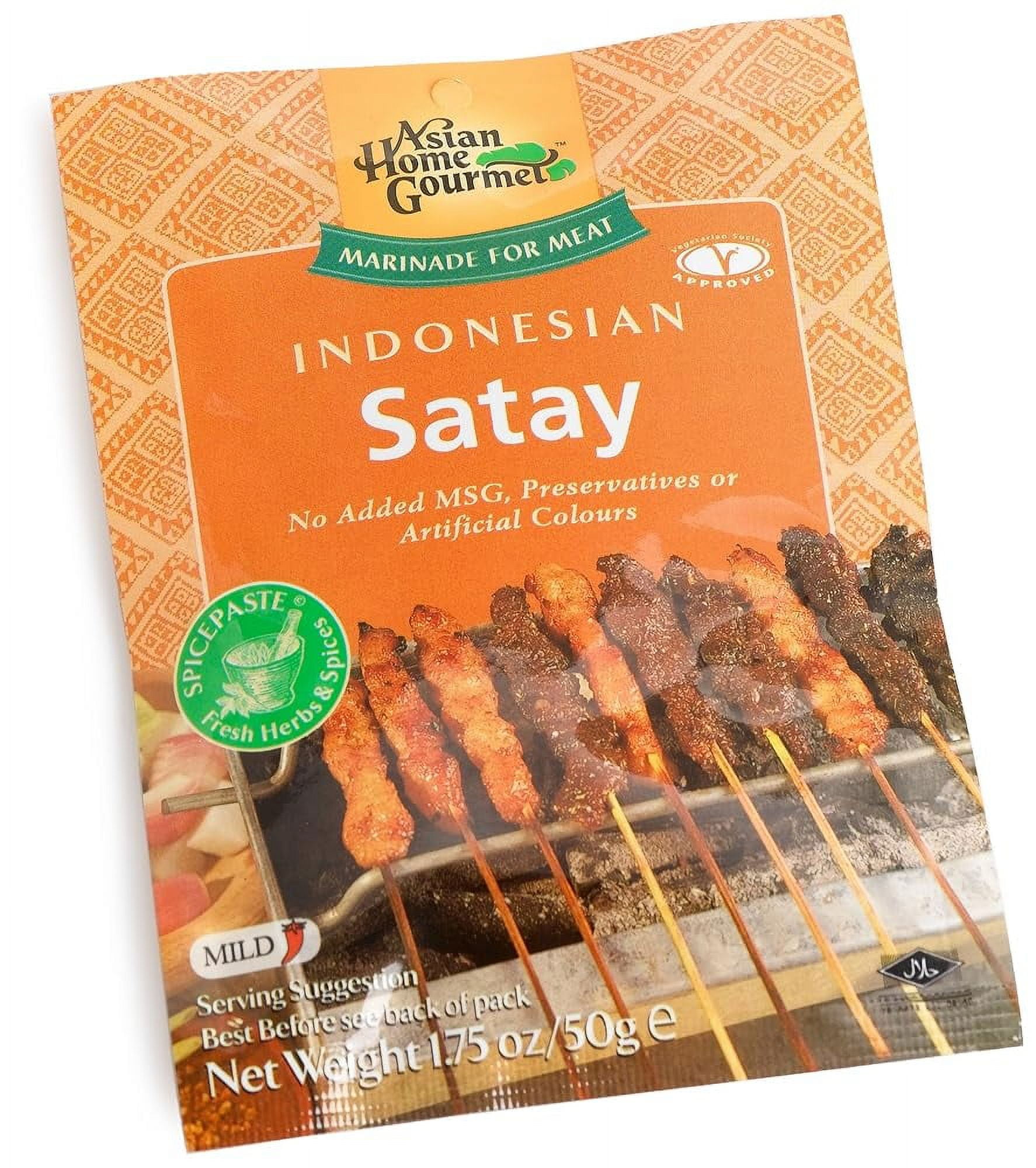Indonesian Satay Seasoning, 1.75Ounce Boxes (Pack Of 12)