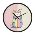 thumbnail image 1 of Indoor 12' Voice-Activated Luminous Decoration Wall Clock With LED Night Light Colorful Costume, 1 of 8