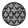thumbnail image 1 of Indoor 12' Voice-Activated Luminous Decoration Wall Clock With LED Night Light Creating Intricate Patterns, 1 of 8