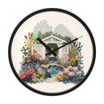 thumbnail image 1 of Indoor 12' Voice-Activated Luminous Decoration Wall Clock With LED Night Light Garden, 1 of 8