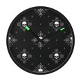 thumbnail image 1 of Indoor 12' Voice-Activated Luminous Decoration Wall Clock With LED Night Light Gothic-inspired Designs, 1 of 8