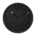 thumbnail image 1 of Indoor 12' Voice-Activated Luminous Decoration Wall Clock With LED Night Light Grid Pattern, 1 of 8