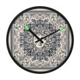 thumbnail image 1 of Indoor 12' Voice-Activated Luminous Decoration Wall Clock With LED Night Light Intricate Vintage Pattern, 1 of 8