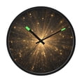 thumbnail image 1 of Indoor 12' Voice-Activated Luminous Decoration Wall Clock With LED Night Light Light Rays, 1 of 8