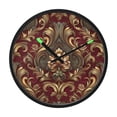 thumbnail image 1 of Indoor 12' Voice-Activated Luminous Decoration Wall Clock With LED Night Light Luxurious Of Baroque, 1 of 8