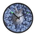thumbnail image 1 of Indoor 12' Voice-Activated Luminous Decoration Wall Clock With LED Night Light Rabbit, 1 of 8