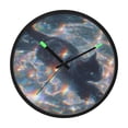thumbnail image 1 of Indoor 12' Voice-Activated Luminous Decoration Wall Clock With LED Night Light Rainbow Color, 1 of 8