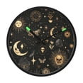 thumbnail image 1 of Indoor 12' Voice-Activated Luminous Decoration Wall Clock With LED Night Light Stars Moons Suns Constellations, 1 of 8