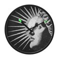 thumbnail image 1 of Indoor 12' Voice-Activated Luminous Decoration Wall Clock With LED Night Light Sun's Rays Extending, 1 of 8