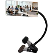 Indoor 360  Clip-On Security Mirror Convex Partition Mirror for Personal Safety and Security Desktop Rearview Monitor, Suitable for Offices and Warehouses