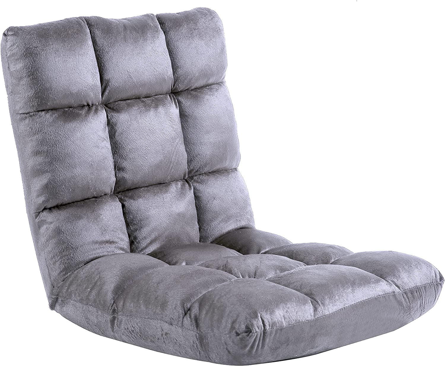 Adjustable Floor Chair With Back Support - Folding Meditation & Reading Sofa
