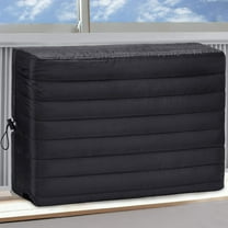 Indoor Air Conditioner Cover AC Cover for Inside Window Unit, Double Insulation with Elastic Strap