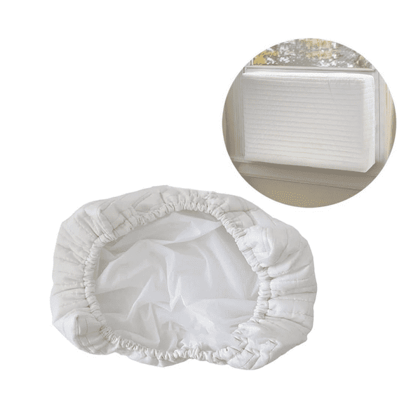 Indoor Air Conditioner Cover for Window Units, Double Insulation Cover to Block Cold Air Drafts, Easy Installation, Elastic & Drawstring Design, Beige - (25.3" x 16.93")