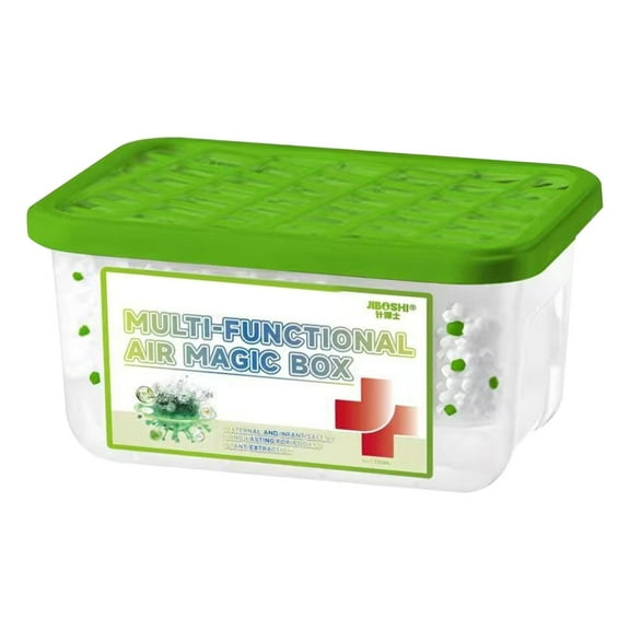 Indoor Air Purification Dust Removal Box,Automatic Dust Collection Air Box,Multi Functional Air Freshener Box,Rectangular Style,Purify Air Long Lasting Freshness for Home and Bathroom(Green)