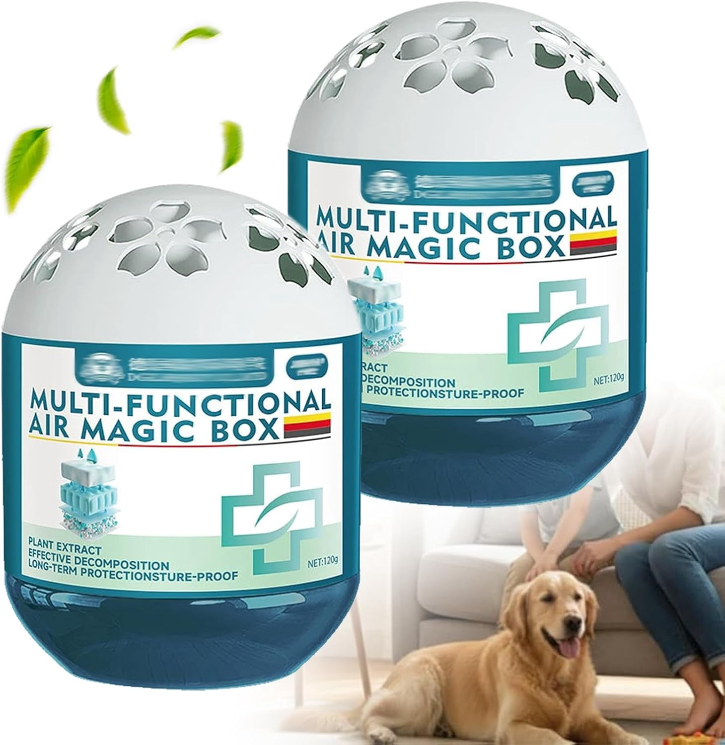 Indoor Air Purification Dust Removal Magic Box, 4.23oz Multi-Functional ...