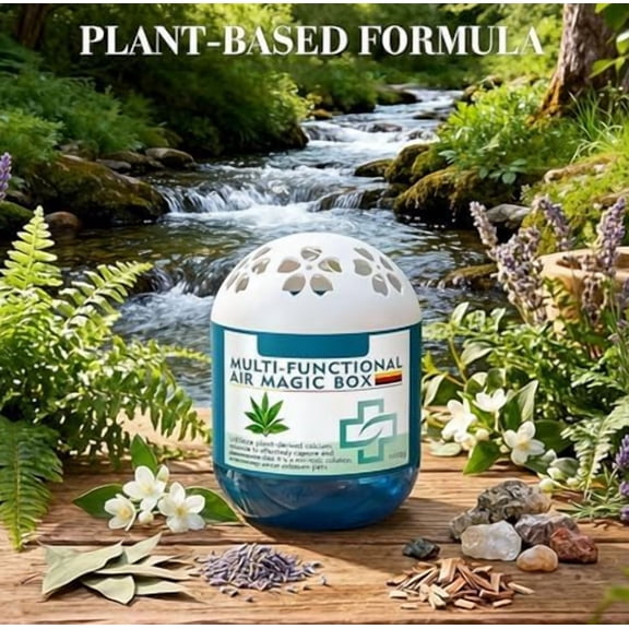 Indoor Air Purification Dust Removal Magic Box - Air Magic Box - Long-Lasting Freshness Dust Removal Box, Dust Removal & Fresh Air for Any Room