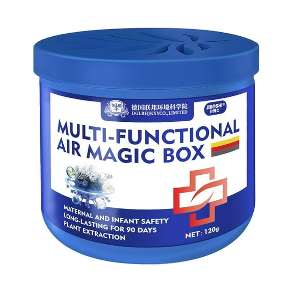 Indoor Air Purification Dust Removal Magic Box, Multi Functional Air Magic Box Dust Cleaner, Odor Eliminator Air Fresheners for Any Room, Plant-Based, Day And Night