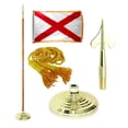 thumbnail image 1 of Indoor Alabama State Flag Kit - 7ft Pole - Army Spear, 1 of 4